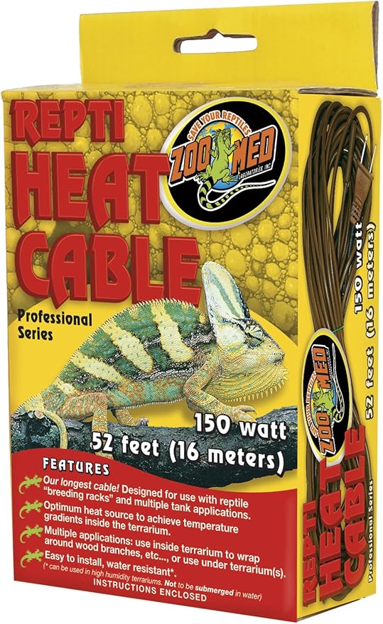 Near Me Zoo Med Repti Heat Cable - 150Watt 52ft Flexible